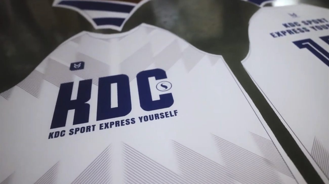 เสื้อทีม KDC SPORT งานพิมพ์ซับลิเมชัน บริการลูกค้ามหาสารคาม