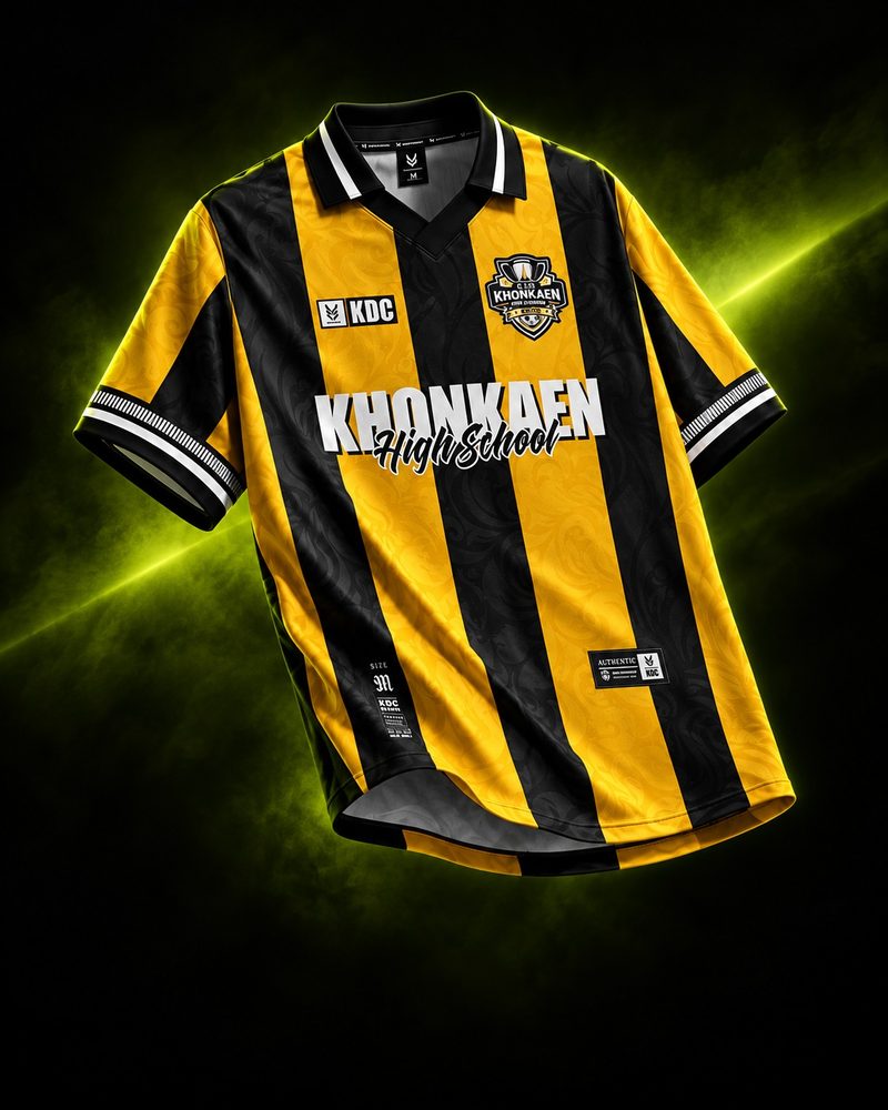 เสื้อพิมพ์ลายฟุตบอลซับลิเมชั่น KDC SPORT